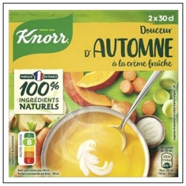 SOUP 2X30CL DOUCEUR D'AUT OMNE CREME FRAICHE KNORR
