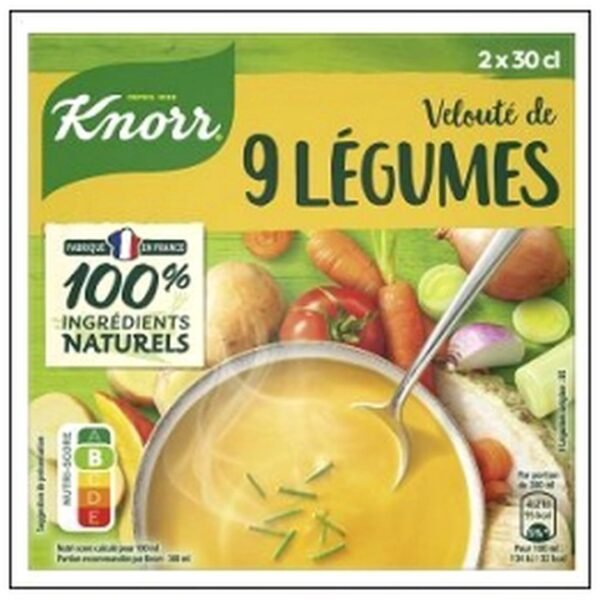 SOUP 2X30CL VELOUTE 9 LEG UMES KNORR
