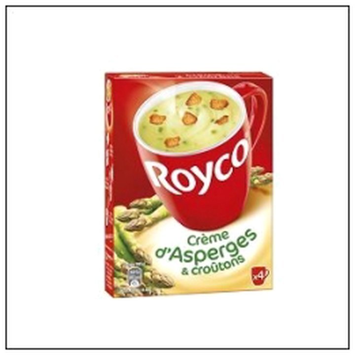 CAT-01914.jpg ET.4 SAC.CREME D'ASPERGE & CROUTONS ROYCO - Image 1