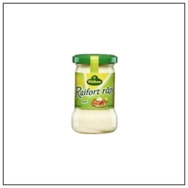 BOCAL.RAIFORT RAPÉ FORT 140G KUHNE