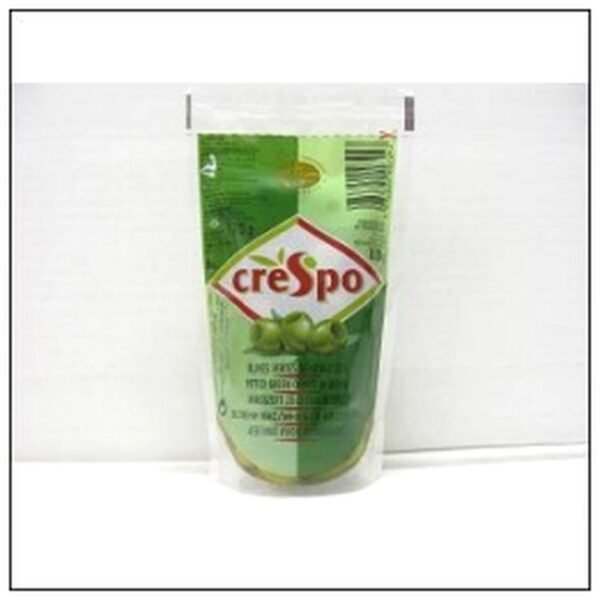 SACHET 100G OLIVES VERTES DENOYAUTEES CRESPO