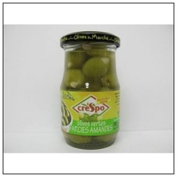 BOCAL 21CL OLIVES VERTES FOURREES AMANDES CRESPO