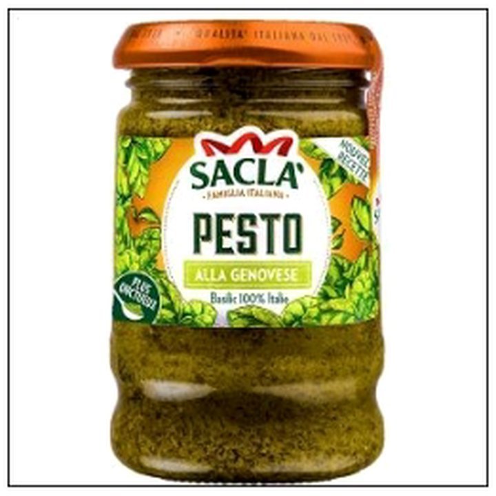 CAT-01953.jpg BOCAL PASTAGUSTO PESTO A LA GENOVESE 190G SACLA - Image 1