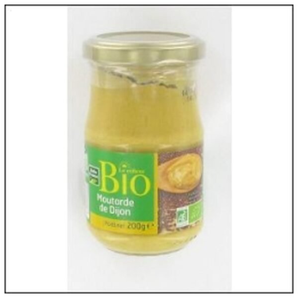 BOCAL MOUTARDE DIJON BIO 200G BELLE FRANCE