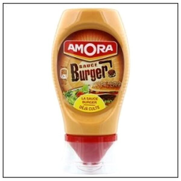 FLACON SOUPLE SAUCE POUR BURGER 260G AMORA