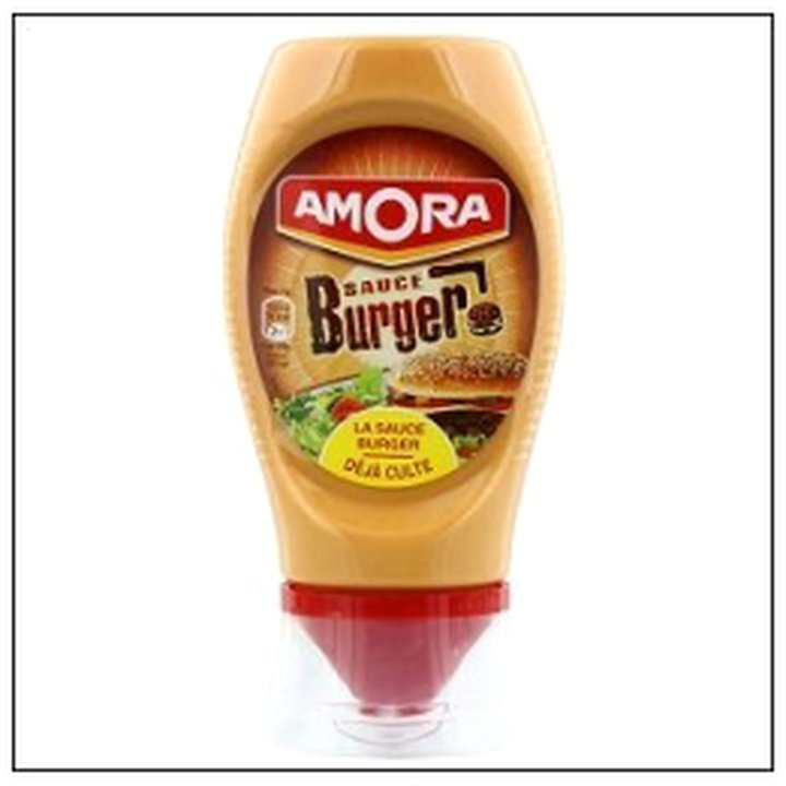 CAT-01983.jpg FLACON SOUPLE SAUCE POUR BURGER 260G AMORA - Image 1