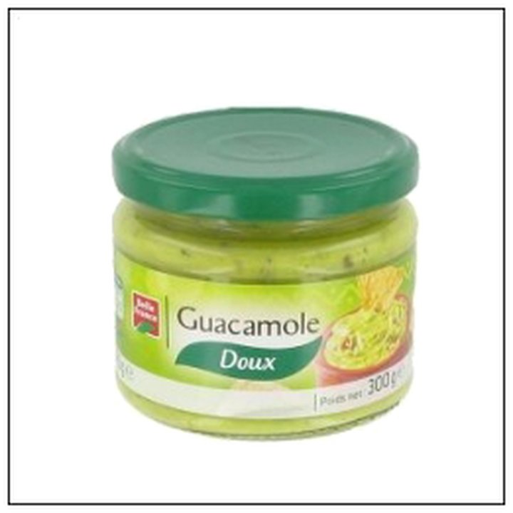 CAT-01996 POT VERRE SAUCE GUACAMOLE 300G BELLE FRANCE - Image 1