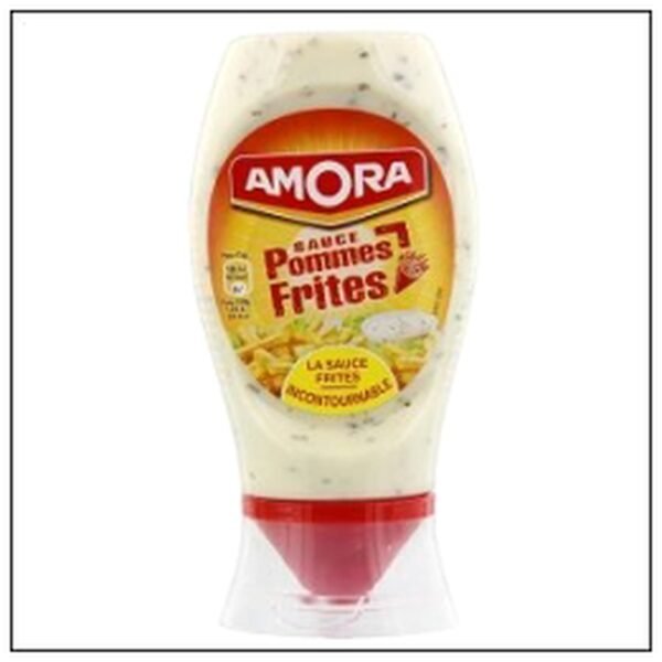FLACON SOUPLE SAUCE POMME FRITES 260G AMORA
