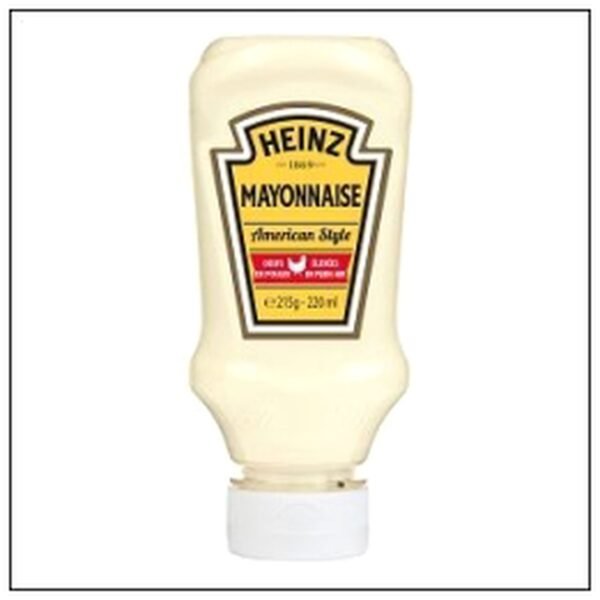 FLACON SOUPLE MAYONNAISE AMERICAN STYLE 215G HEINZ