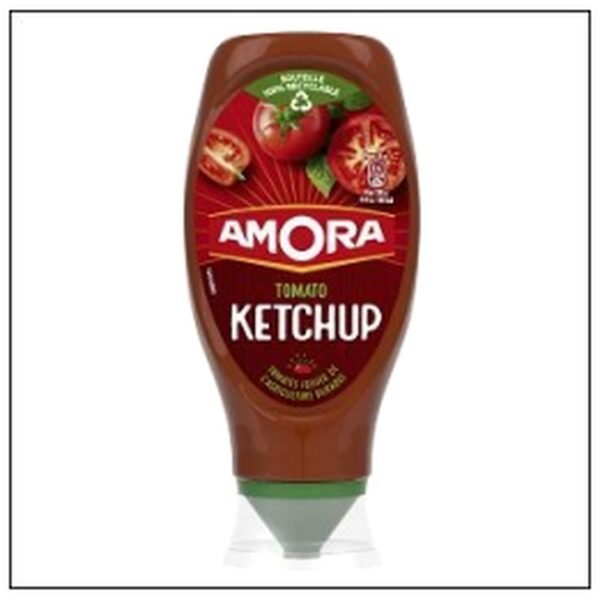 FL.SOUPLE KETCHUP 550G AMORA