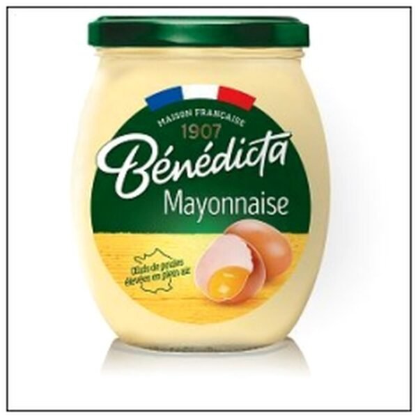 MAYONNAISE NATURE 255G NO UVELLE RECETTE BENEDICTA