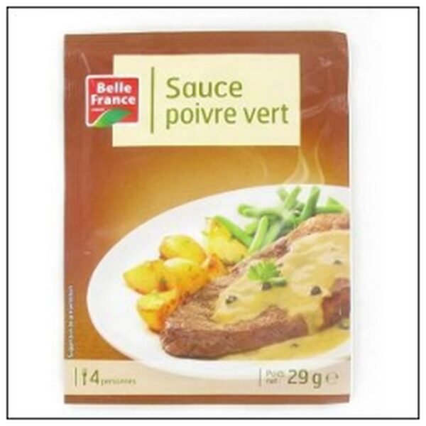 SAUCE AU POIVRE VERT 29G DESHYDRATEE BELLE FRANCE