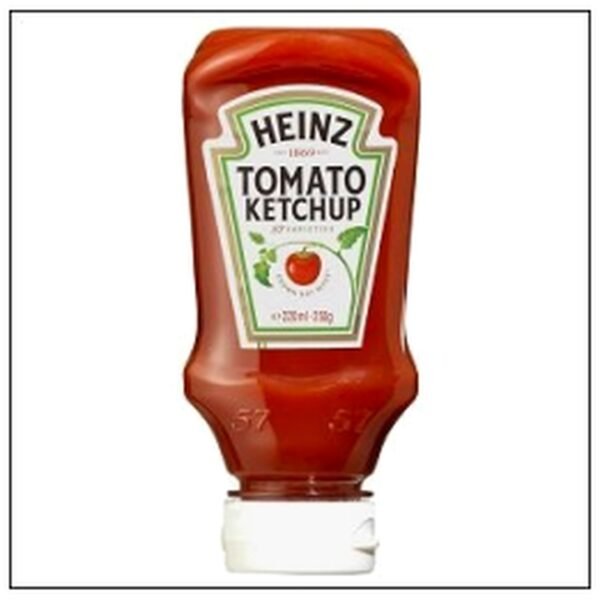 FLACON SOUPLE KETCHUP TOP DOWN 250G HEINZ