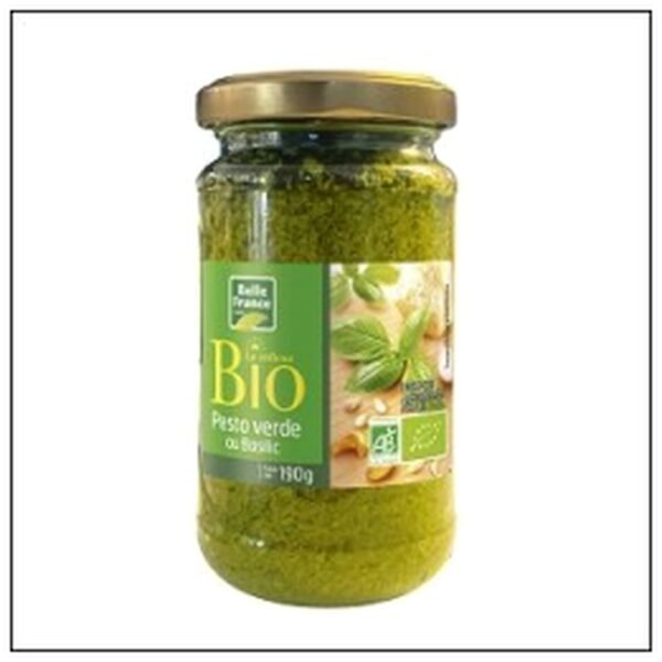 SAUCE PESTO VERT BIO 190G BELLE FRANCE