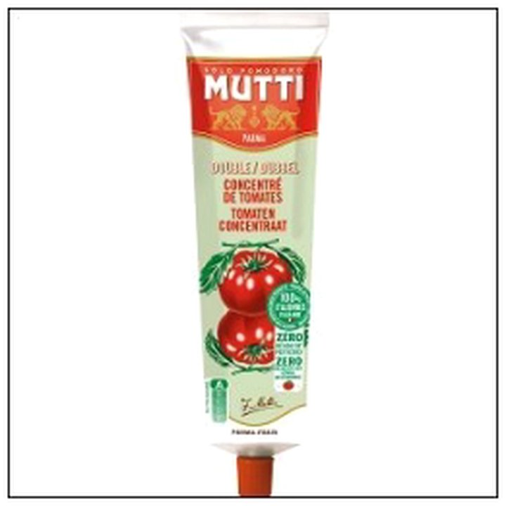 CAT-02122 DOUBLE CONCENTRE DE TOMAT E TUBE 130G S/PESTI.MUTTI - Image 1