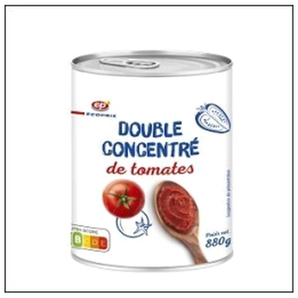 DOUBLE CONCENTRE DE TOMAT E 880G ECOPRIX