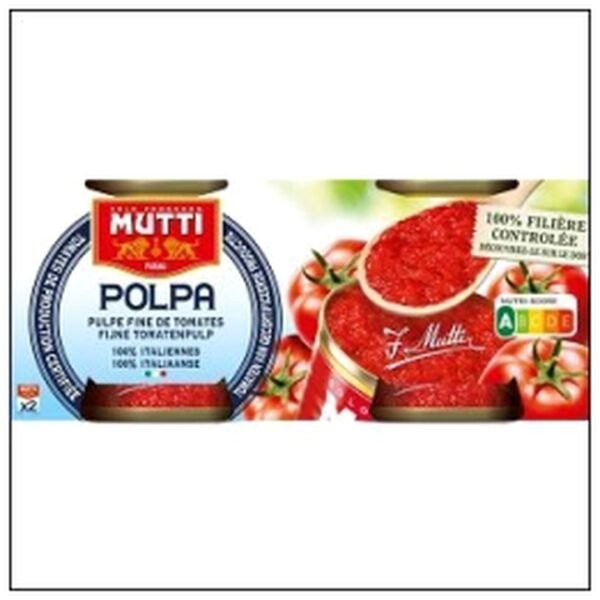 PULPE FINE DE TOMATES 2X2 10G MUTTI