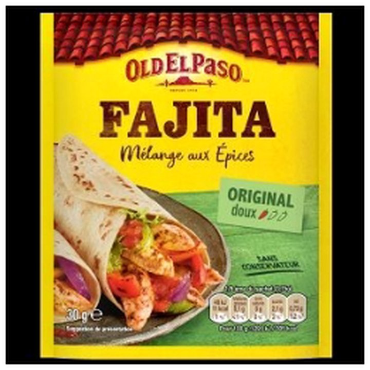 CAT-02167 MELANGE AUX EPICES POUR FAJITAS 30G OLD EL PASO - Image 1