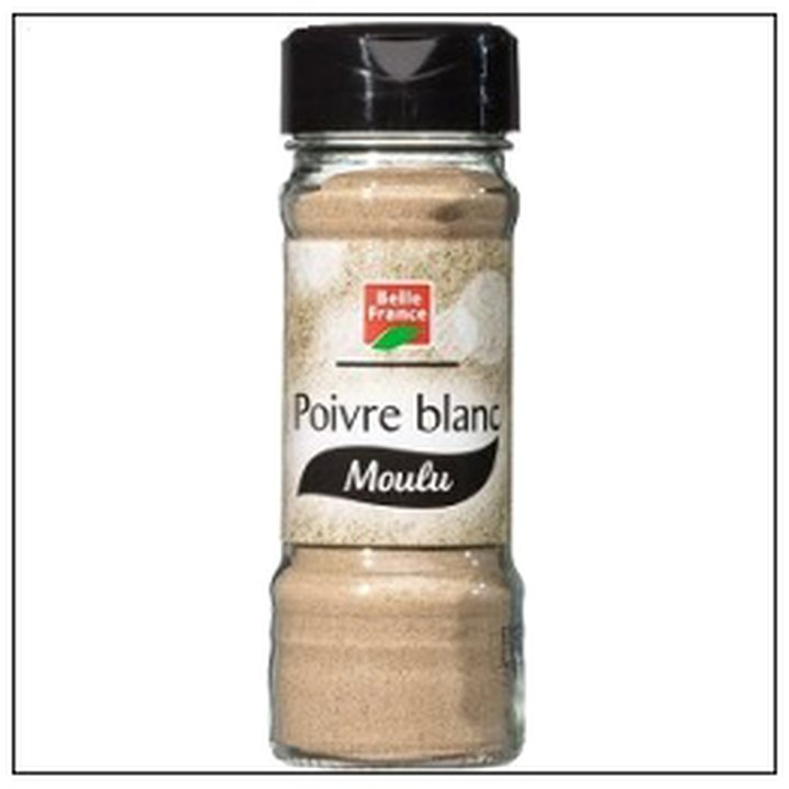 CAT-02189 FLACON POIVRE BLANC MOULU 50G BELLE FRANCE - Image 1