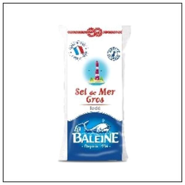 SACHET KG GROS SEL DE MER IODE LA BALEINE