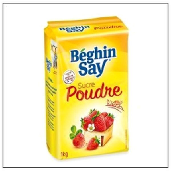 KILO SUCRE POUDRE PAPIER BEGHIN SAY TEREOS