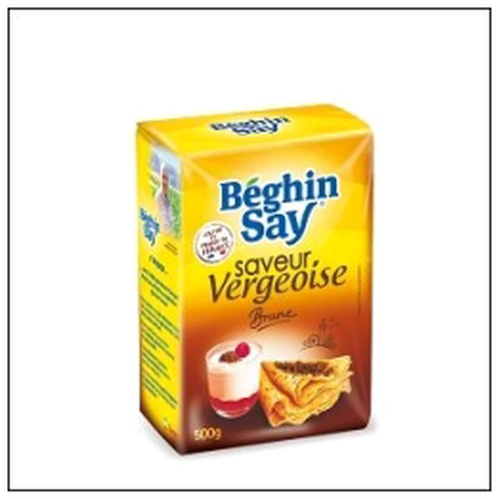 CAT-02352 PAQU.VERGEOISE BRUNE 500G BEGHIN SAY - Image 1