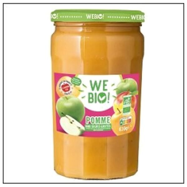 BOC.COMPOTE POMME SANS SU CRES AJOUTES 630G BIO