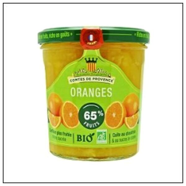 CONFITURE D'ORANGES BIO 350G COMTES PROVENCE