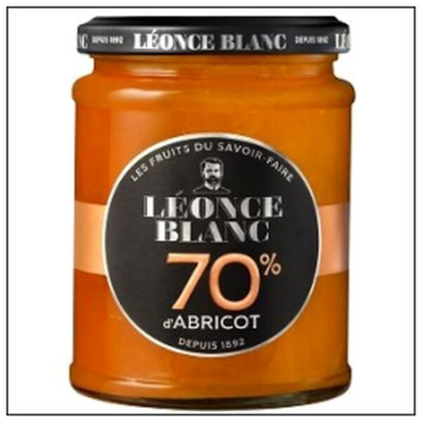 CONFITURE 70% ABRICOT 320 G LEONCE BLANC