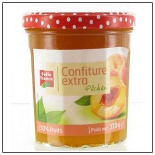 CONFITURE EXTRA DE PECHES 370G BELLE FRANCE
