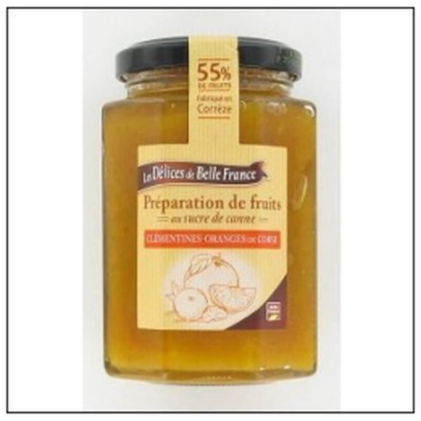 BO.CONFITURE AGRUMES 315G ORANGE/CLEMENT D.B.FRANCE