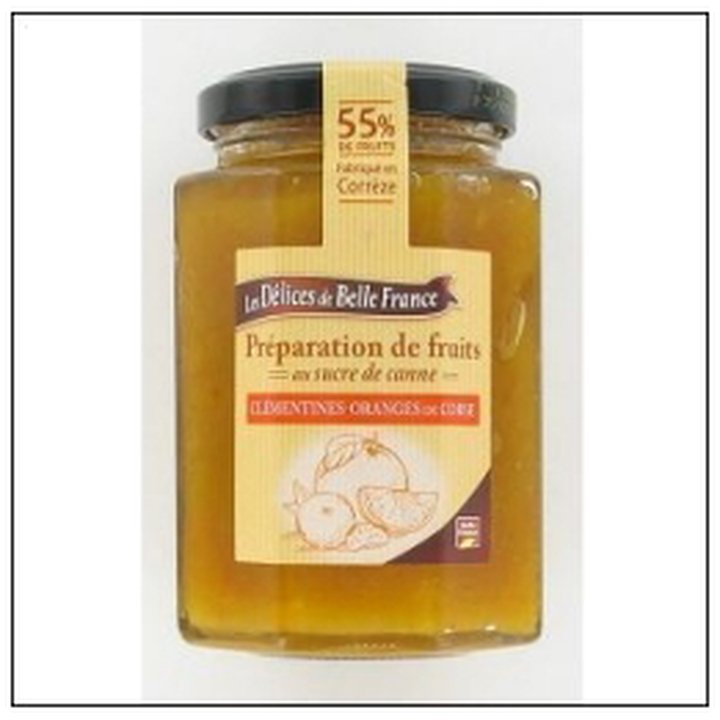CAT-02483 BO.CONFITURE AGRUMES 315G ORANGE/CLEMENT D.B.FRANCE - Image 1