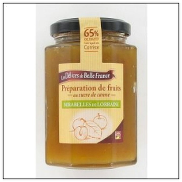 CAT-02484 CONFITURE MIRABELLES 315G DELICES DE BELLE FRANCE - Image 1