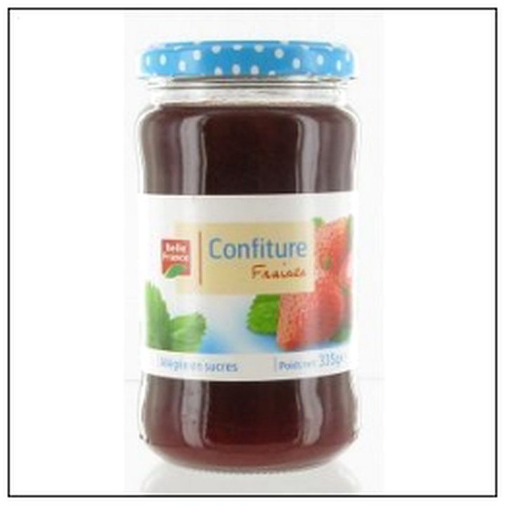 CAT-02490 CONFITURE FRAISE ALLEGEE SUCRE 335G BELLE FRANCE - Image 1