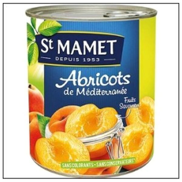 4/4 DEMI-OREILLON ABRICOT AU SIROP ST-MAMET