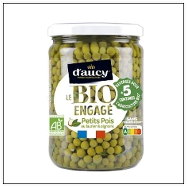 CAT-02542 BOC.PETITS POIS OIGNONS B IO 530G DAUCY - Image 1