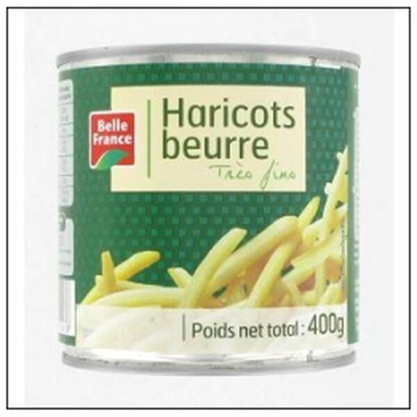 1/2 HARICOTS BEURRE TRES- FINS O.F BELLE FRANCE
