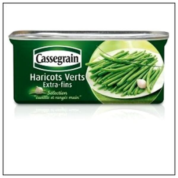 1/4 HARICOTS VERTS EXTRA- FINS CASSEGRAIN