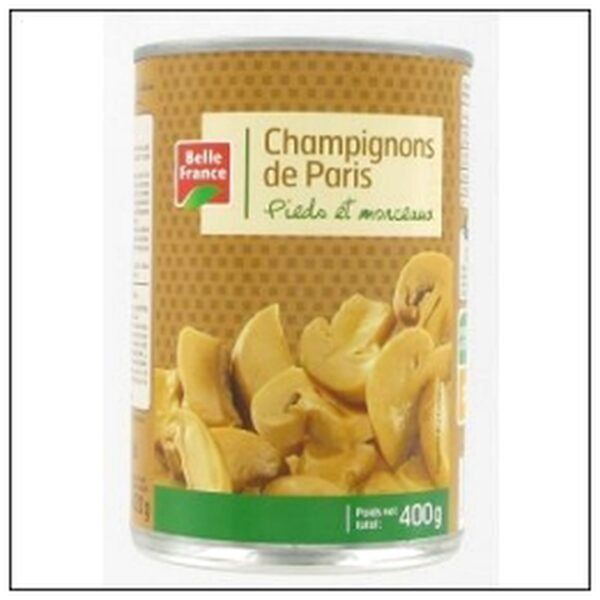 1/2 CHAMPIGNONS MORCEAUX ET PIEDS BELLE FRANCE