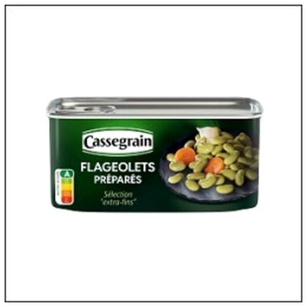 1/4 FLAGEOLETS CUISINES EXTRA FINS CASSEGRAIN
