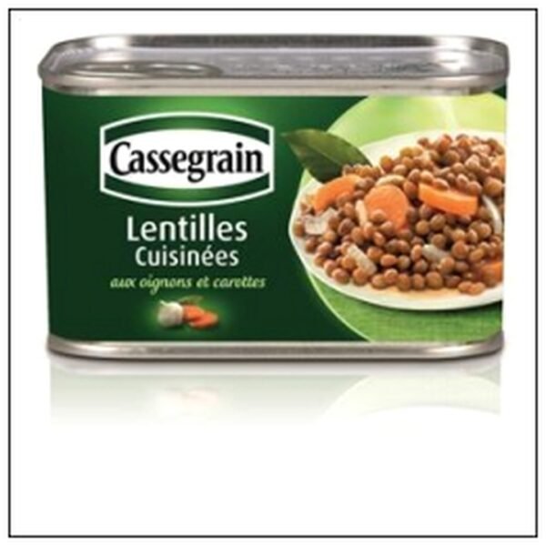 1/4 LENTILLES CUISINEES CASSEGRAIN