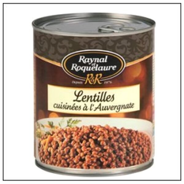 4/4 LENTILLES AUVERGNATES CUISINEES R & ROQUELAURE