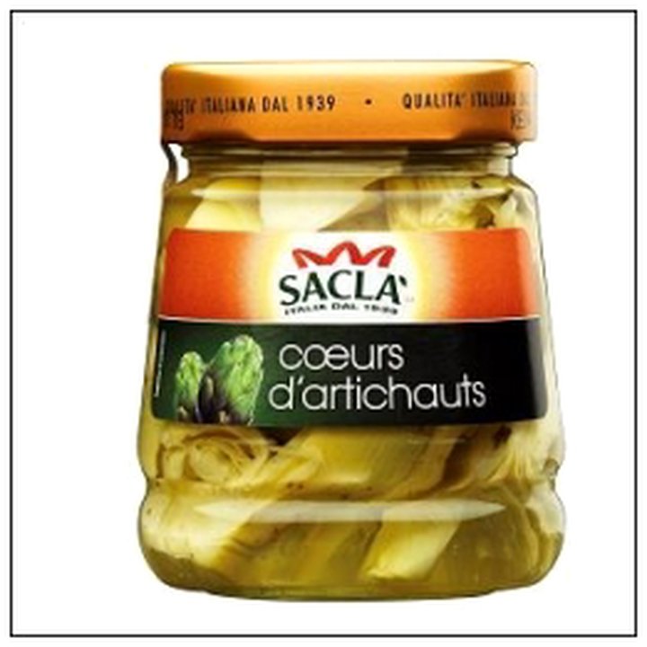 CAT-02657 BOCAL ANTIPASTO COEURS D' ARTICHAUTS 285G SACLA - Image 1