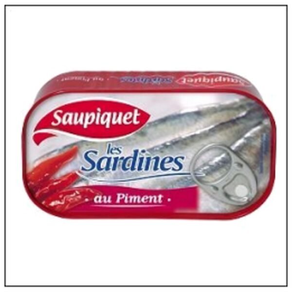 1/6 SARDINES AUX PIMENTS SAUPIQUET
