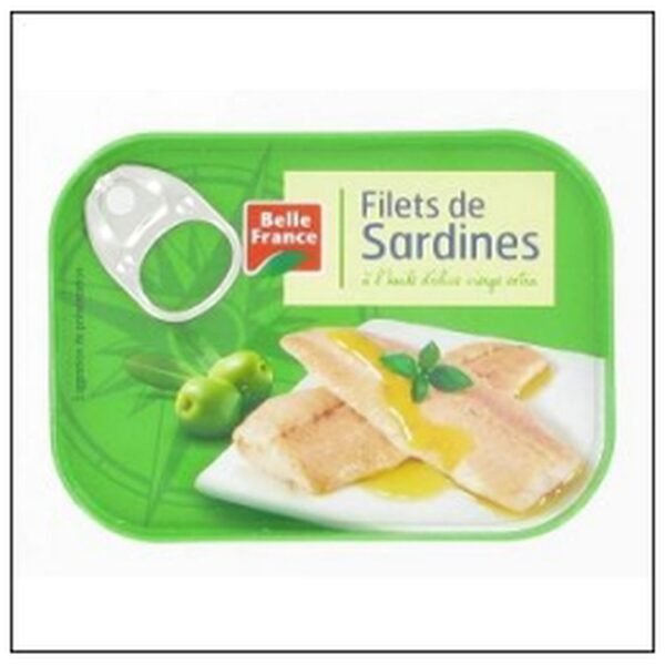 1/7 FILET SARDINE HUILE OLIVE O.F BELLE FRANCE
