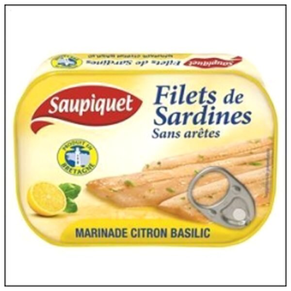 1/6 FILET SARDINE CITRON SAUPIQUET