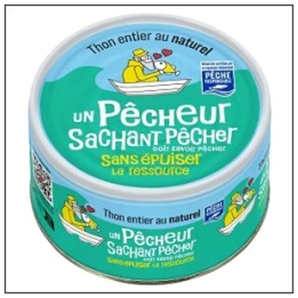 1/6 THON NAT.ENTIER PECHE RESPONSABLE 93G PECHEUR