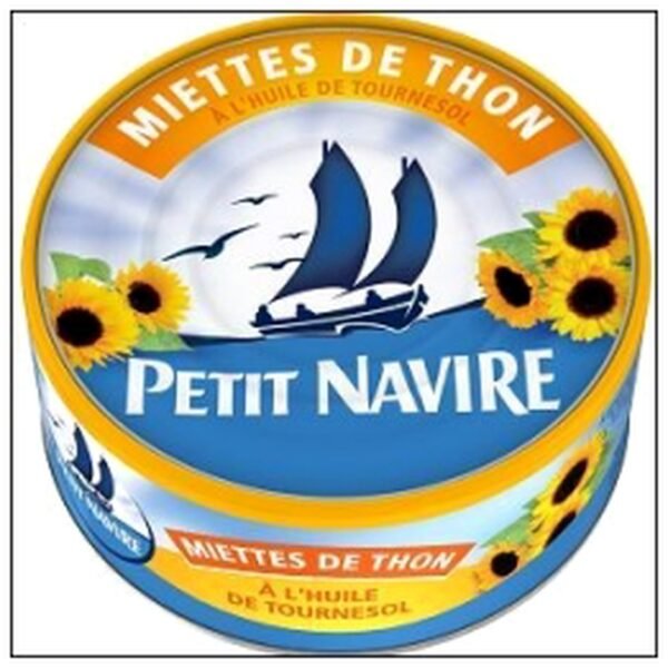 1/5 MIETTE THON A L'HUILE 160G PETIT NAVIRE