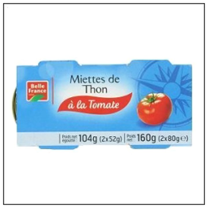CAT-02737 L.2 1/10 MIETTES DE THON TOMATE BELLE FRANCE - Image 1