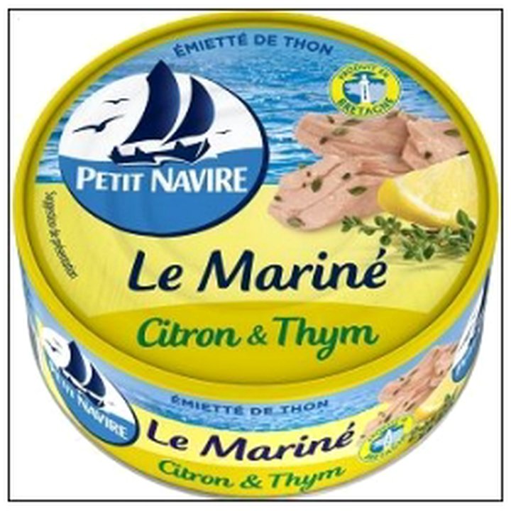CAT-02739 THON MARINE CITRON & THYM 110G PETIT NAVIRE - Image 1